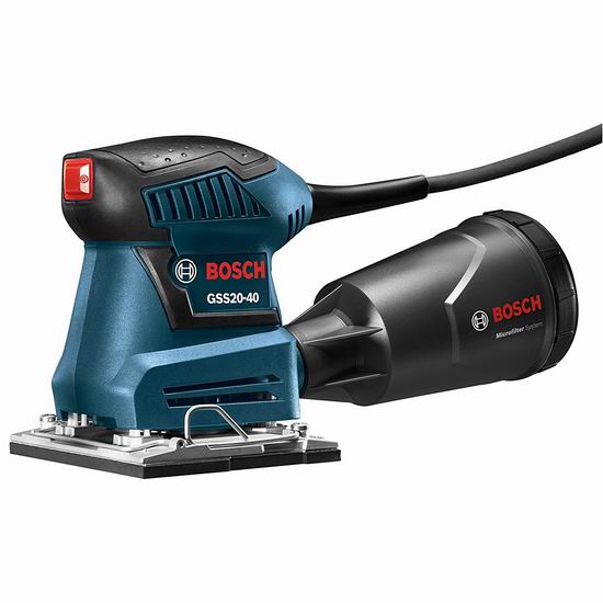  金盒头条：近史低价！Bosch 博世 GSS20-40 电磨砂光机5.5折 52.98加元包邮！