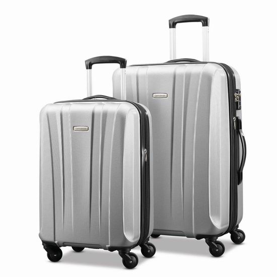  Samsonite 新秀丽 Pulse DLX 20/24寸 轻质硬壳拉杆行李箱2件套2.9折 159.71加元包邮！2色可选！