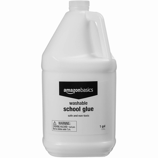  历史新低！AmazonBasics 多用途 可水洗 液体胶水（1加仑） 14.66加元！