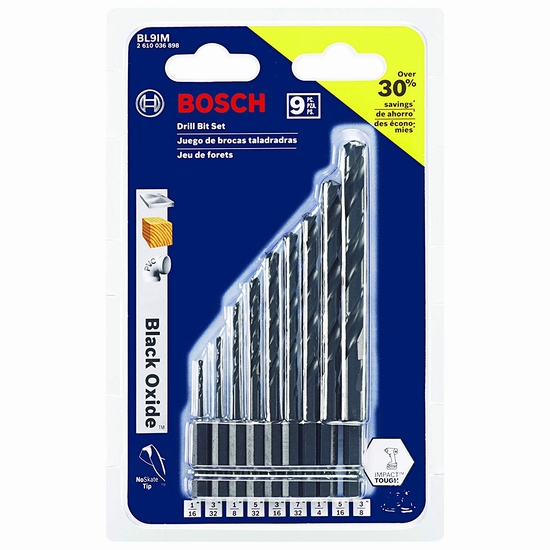  历史新低！Bosch 博世 BL9IM 高扭矩钻头9件套3.9折 10加元！