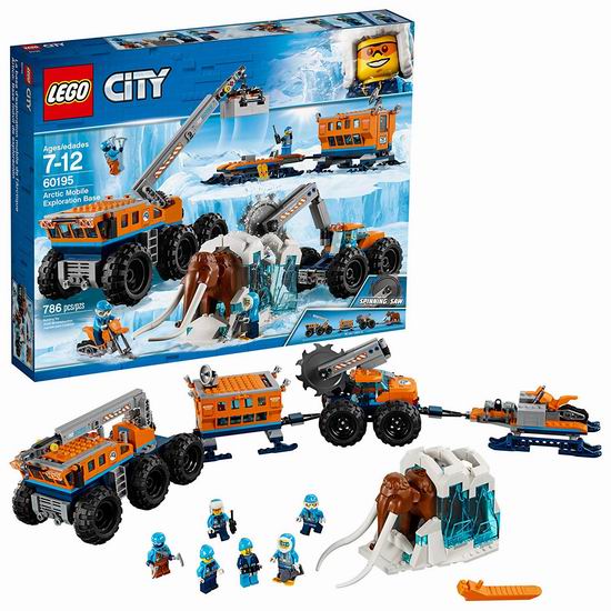  LEGO 乐高 60195 城市系列 北极探索移动基地（786pcs）5.9折 88.99加元包邮！