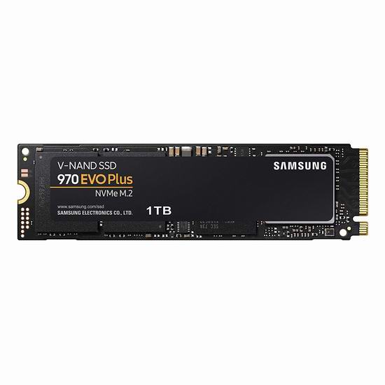  历史新低！Samsung 三星 970 EVO Plus 1T PCIe NVMe SSD 固态硬盘6.2折 99.98加元包邮！