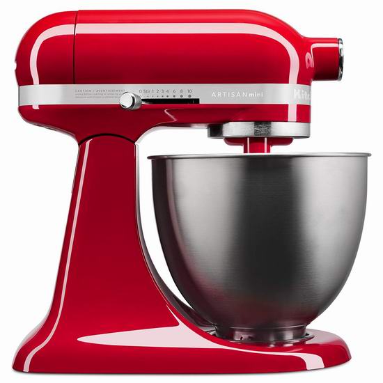  KitchenAid 厨宝 Artisan 名厨系列 KSM3311XER 3.5夸脱 多功能立式厨师机 299.99加元包邮！2色可选！