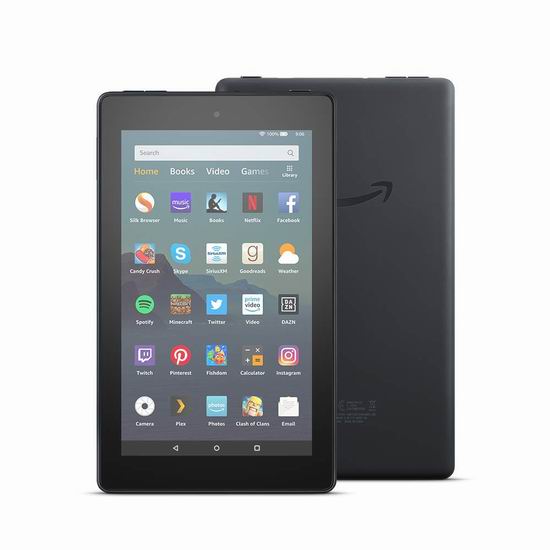  Amazon Fire 7 7英寸平板电脑（16GB/32GB） 54.99-74.99加元包邮！2色可选！