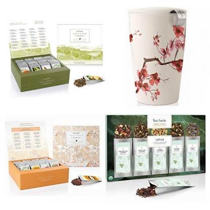  金盒头条：精选多款 Tea Forte 精品茶叶礼盒装、茶杯等特价销售！低至13.46加元！