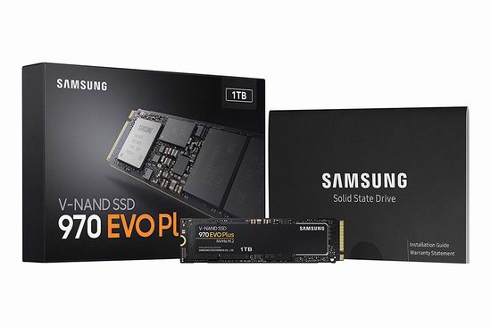 历史最低价！Samsung 三星 970 EVO Plus 1T PCIe NVMe SSD 固态硬盘 139.99加元包邮！