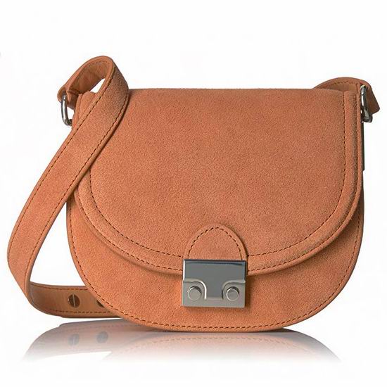  白菜价！历史新低！Loeffler Randall Split Suede Saddle 女式单肩马鞍包1.2折 74.08加元包邮！