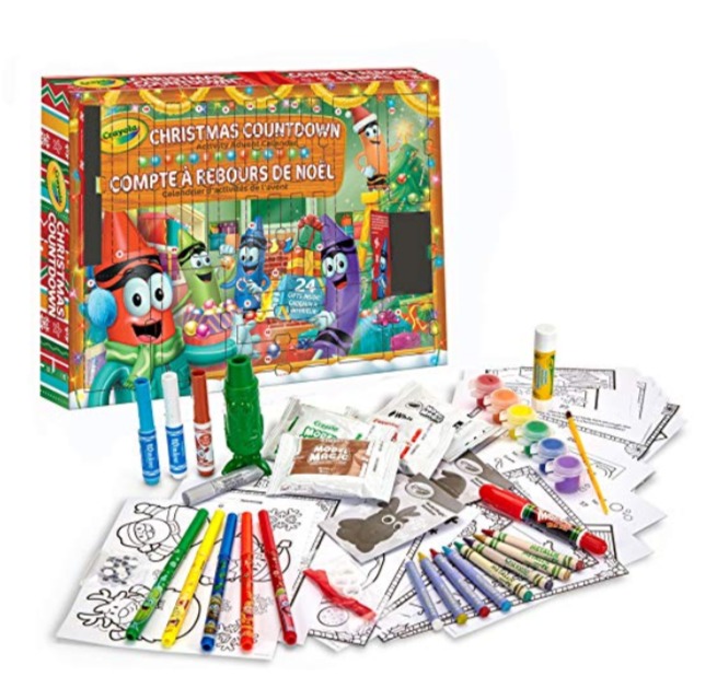  Crayola Christmas Countdown 蜡笔绘画套装 5.99加元，原价 22.99加元