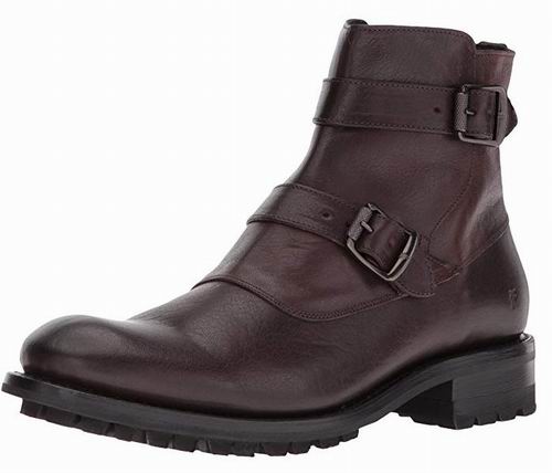  Frye Stanton Moto摩托车靴 102.79加元（7码），原价 414.53加元，包邮