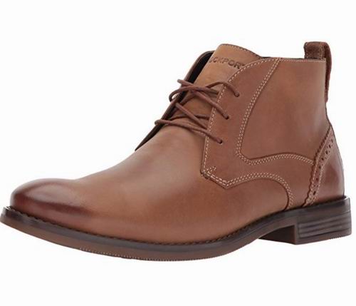  Rockport Wynstin男士系带短靴 40.17加元（10码），原价 116.85加元，包邮