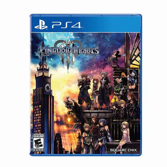  历史新低！《Kingdom Hearts 3 王国之心III》PS4版 视频游戏5折 39.96加元包邮！