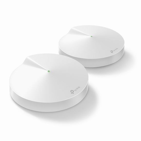  史低价！TP-Link Deco M9 Plus AC2200 智能家庭三频网状Wi-Fi系统8折 199.99加元包邮！