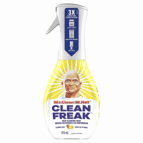  Mr. Clean 清洁先生 Freak 3倍强效 多用途厨卫清洁喷雾473毫升 4.74加元