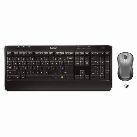  历史新低！Logitech 罗技 920-002553 MK520 2.4Ghz 无线键盘鼠标套装3.7折 33.59加元！