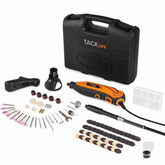  Tacklife RTD35ACL 变速电磨工具套装 44.57加元限量特卖并包邮！