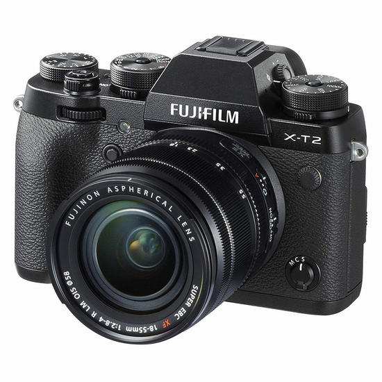  历史新低！Fujifilm 富士 X-T2 XF18-55mm 2430万像素 微单电套机5.7折 1424.99加元包邮！
