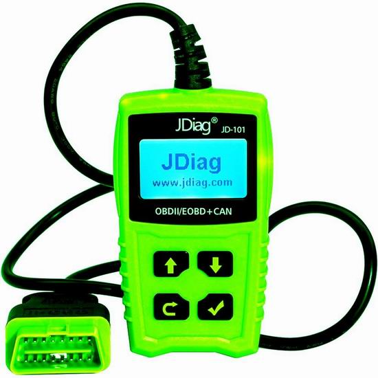  JDiag JD101 OBDII 汽车故障诊断仪 25.99加元限量特卖并包邮！