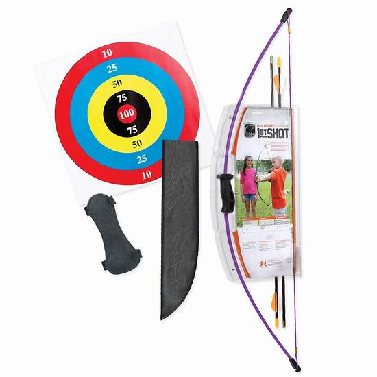  历史新低！Bear Archery 1st Shot 儿童弓箭套装6折 26.11加元！