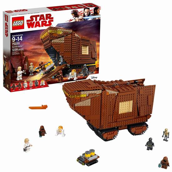  历史新低！Lego 乐高 75220 星球大战 沙漠爬行者 沙垒（1239pcs）6.1折 96.93加元包邮！