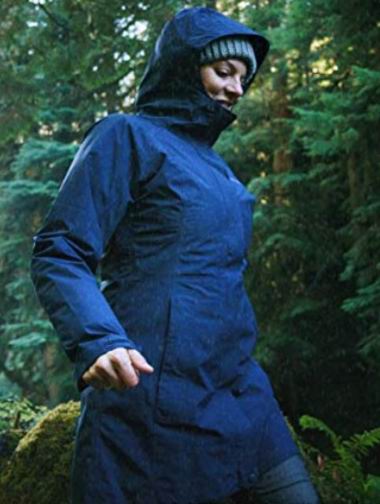  白菜价！Marmot 土拨鼠 Essential Lightweight 女式超轻防水 长款连帽外套3.7折 99加元包邮！4色可选！