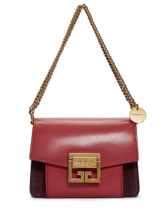  Givenchy 迷你酒红色手袋 1214加元，原价 2530加元，包邮