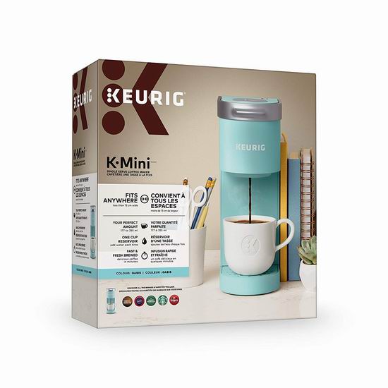 Keurig K-Mini 超迷你胶囊咖啡机4折 39.99加元包邮！5色可选！