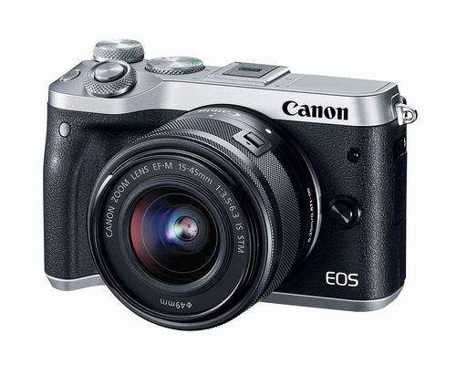  Canon 佳能 EOS M6 EF-M 15-45mm f/3.5-6.3无反相机套装 598.98加元（2色），原价 1149.99加元，包邮