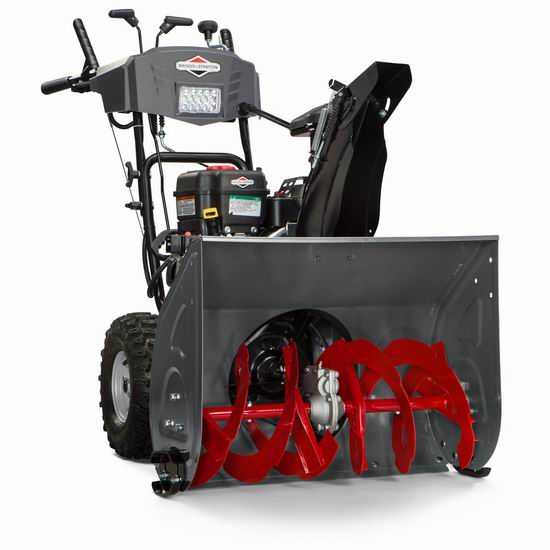  Briggs & Stratton 1696619 250cc 27英寸双阶汽油铲雪机5.9折 836.15加元包邮！Lowes同款清仓价899加元！