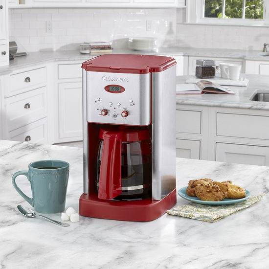  历史新低！Cuisinart 美膳雅 DCC-1200RT 12杯量 可编程咖啡机5.8折 75.7加元包邮！