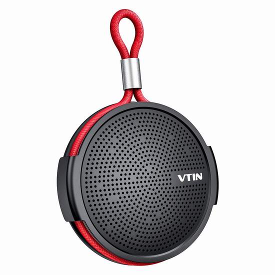  历史新低！Vtin SoundHot Q1 便携式无线防水蓝牙音箱 16.99加元！支持TF卡，可播放mp3！
