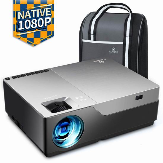  VANKYO Performance V600 Native 1080P 4000流明 家庭影院投影仪 243.47加元限量特卖包邮！