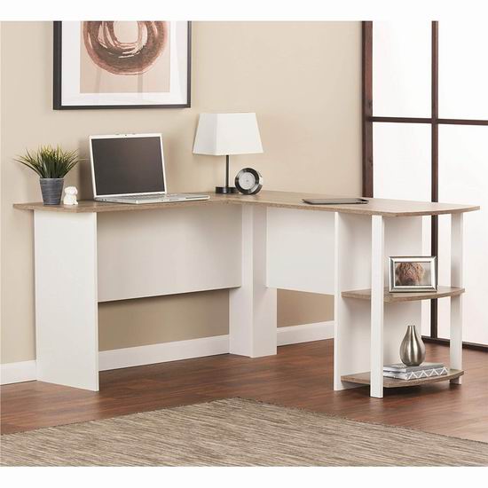  历史新低！Altra Furniture Dakota L型办公桌/书桌/电脑桌 99.98加元包邮！
