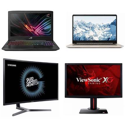  精选多款 Acer、HP、Asus、Samsung 等品牌笔记本电脑、游戏笔记本、电竞显示器、曲面显示器等5.9折起！会员专享！