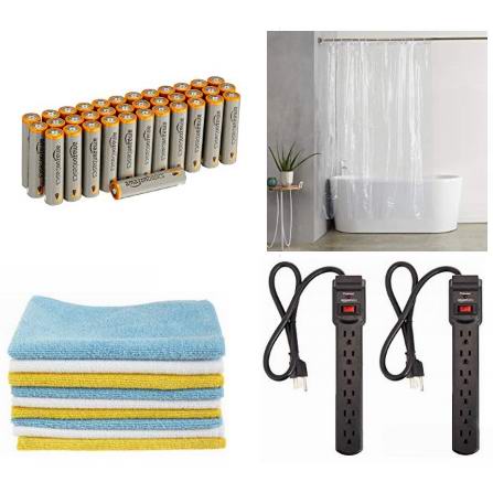  精选数百款 亚马逊自营品牌 AmazonBasics 居家日用商品5.1折起！会员专享！