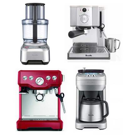  精选 Breville 铂富 咖啡机、搅拌料理机、电热水器、烤面包机、慢炖锅等4.2折起！会员专享！