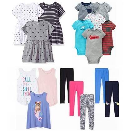  精选多款 Simple Joys、Amazon Essentials 等品牌婴幼儿服饰及童装5折起！会员专享！