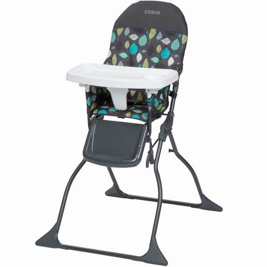  Cosco Simple Fold 可折叠婴幼儿高脚餐椅 59.99加元包邮！2色可选！