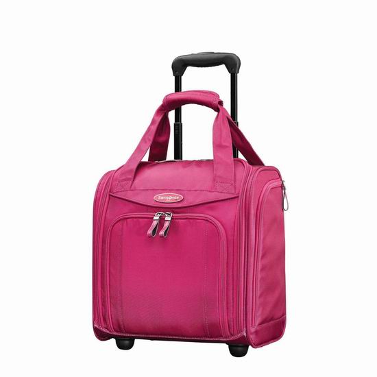  历史新低！Samsonite 新秀丽 Wheeled Underseater 16英寸小号 粉红拉杆行李箱/登机箱 46.33加元包邮！