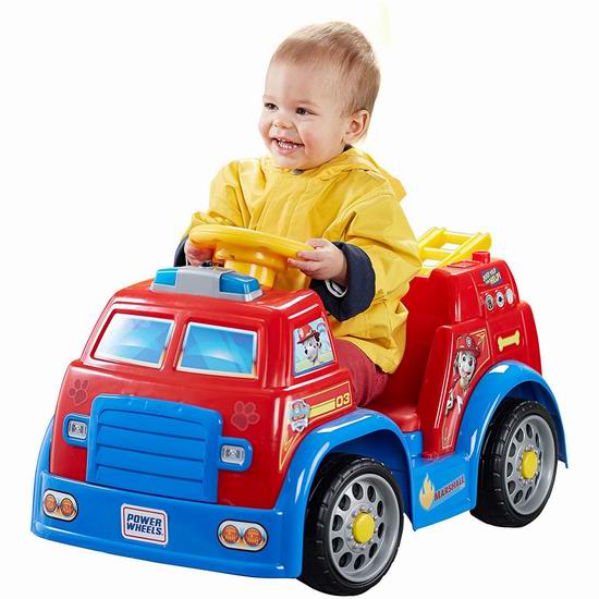  Fisher-Price 费雪 儿童电动巡逻消防车5.7折 98加元包邮！