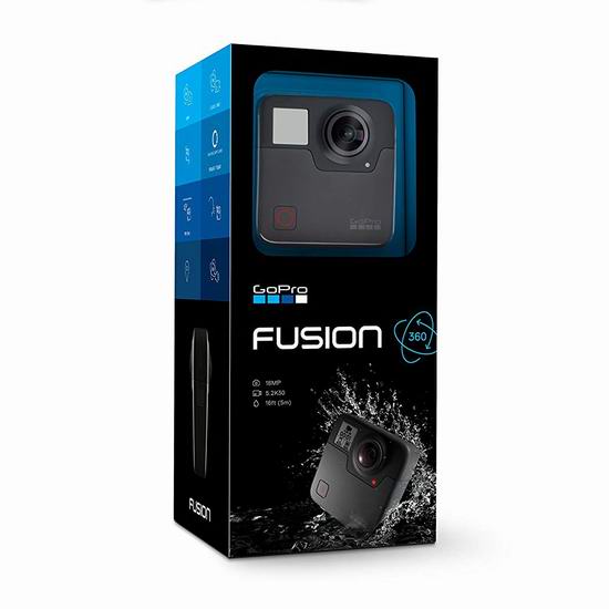  历史新低！GoPro Fusion 360度VR全景运动相机4.3折 385.52加元包邮！