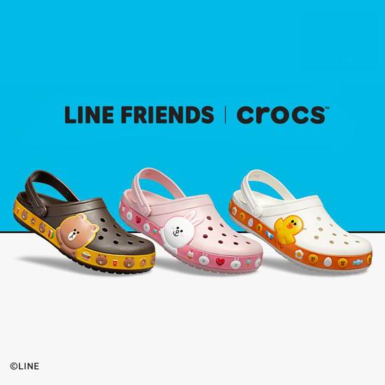  Line Friends限量版洞洞鞋，2双仅需65加元！Crocs 卡洛驰 新款洞洞鞋、凉鞋等全部仅售30-40加元+变相额外8折！