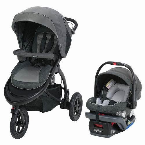  Graco Trail Rider Jogging 婴儿推车+车载提篮 437.99加元，原价 729.99加元，包邮