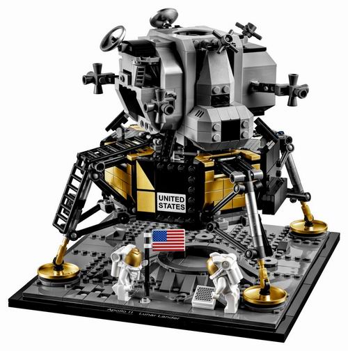  LEGO 乐高 10266 纪念阿波罗登月50周年（1087pcs） 111.99加元（原价 139.99加元）
