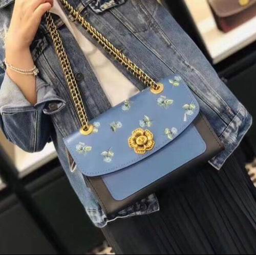  Coach Parker 花卉单肩包 297加元，原价 495加元，包邮
