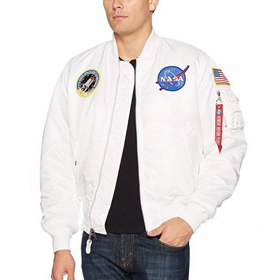  手慢无！Alpha Industries NASA Ma-1 美国太空总署 阿波罗飞行夹克（XS码、L码） 83.31加元起包邮！Farfetch同款456.79加元！