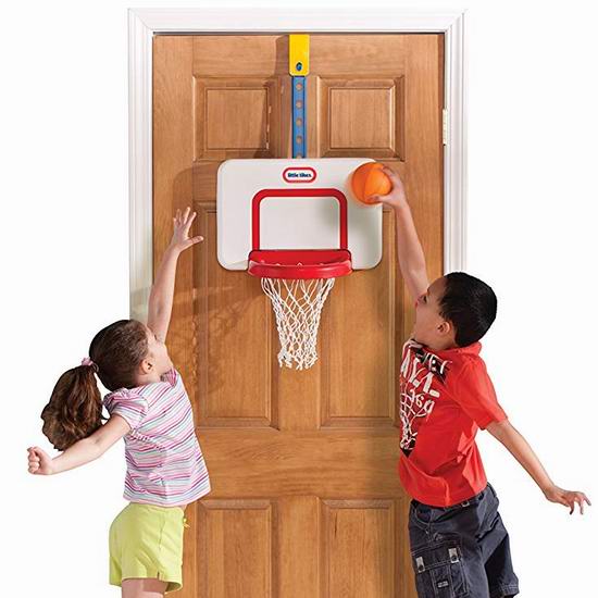  Little Tikes 小泰克 Attach n Play 门挂式 室内篮球框套装 17.97加元！