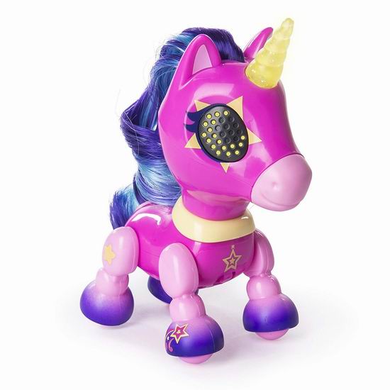  历史最低价！Zoomer Zupps Tiny 交互式迷你电子宠物 独角兽2.5折 5加元清仓！