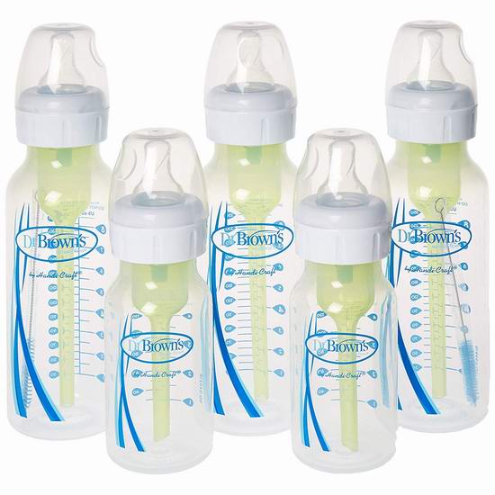  Dr. Brown's 布朗博士 Option 防胀气婴儿奶瓶超值装 27.97加元！支持次日送达！