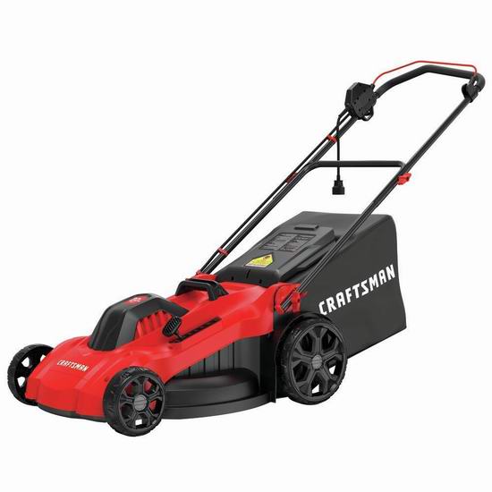  Craftsman CMEMW213 20英寸 13安培 三合一电动割草机7.9折 239加元包邮！
