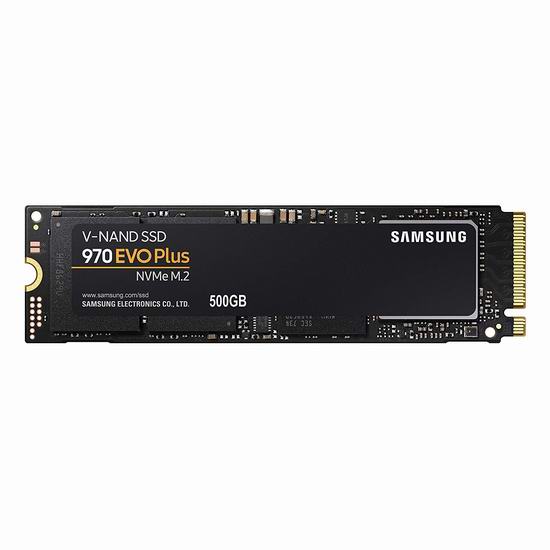  历史新低！Samsung 三星 970 EVO Plus 500GB PCIe NVMe 固态硬盘4折 39.97加元包邮！